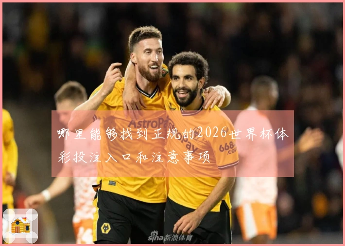 哪里能够找到正规的2026世界杯体彩投注入口和注意事项